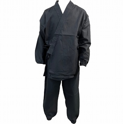 ブルーメイト 長袖蜂巣織作務衣 希楽者 綿100％ ブラック M(取り寄せ品)「宅配便送料無料(A)」の通販は 5,933円