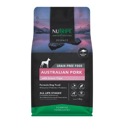 ファンタジーワールド ニュートライプ グレインフリードライ ドッグ ポークwithグリーントライプ 1.8kg「宅配便送料無料(A)」