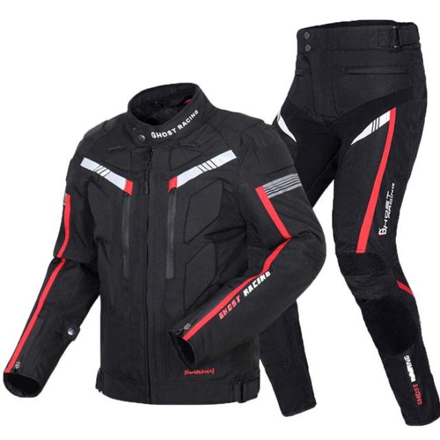 送料無料 バイク用上下セット メンズジャケット パンツ ライナー付き バイク用ジャケット 通気性に優れ スポーツジャケット プロテクター付き オールシーズン バイクウェア 春 夏 秋 冬 防水 防寒 防風 通気 父の日 M~5XL_1