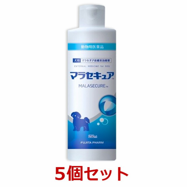 【５個セット】【マラセキュア シャンプー 犬用 250mL×５個】(マラセキュアシャンプー)【動物用医薬品】 [マラセチア皮膚炎治療薬]