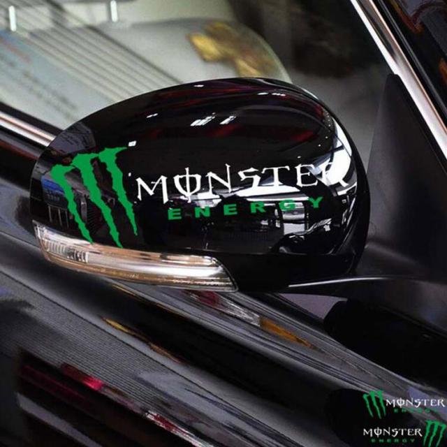 送料無料 Monster Energy Sticker モンスターエナジー 自動車 バイク用ステッカー カーステッカー 5 14 5cm 左右対称2枚 グリーン の通販はau Pay マーケット Decoste