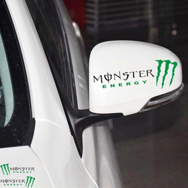 送料無料 Monster Energy Sticker モンスターエナジー 自動車 バイク用ステッカー カーステッカー 5 14 5cm 左右対称2枚 グリーン の通販はau Pay マーケット Decoste