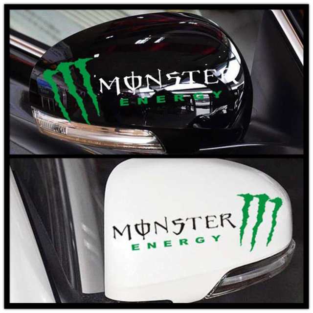 送料無料 Monster Energy Sticker モンスターエナジー 自動車 バイク用ステッカー カーステッカー 5 14 5cm 左右対称2枚 グリーン の通販はau Pay マーケット Decoste