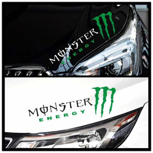 送料無料 Monster Energy Sticker モンスターエナジー ステッカー 自動車 バイク用ステッカー カーステッカー 28 10cmグリーン 黒文の通販はau Pay マーケット Decoste