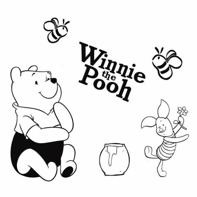 送料無料 Winnie The Pooh プーさん ピグレット ウォールステッカー 775の通販はau Pay マーケット Decoste