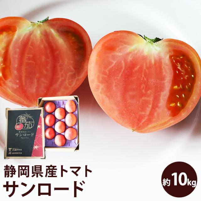 静岡県産トマト　サンロード　約10キロ売りのプレミアムトマト 静岡県産 送料無料