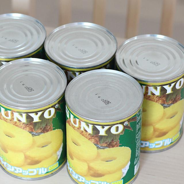 【インドネシア産】サンヨー堂パインアップル缶　565g24入り　箱売り_2