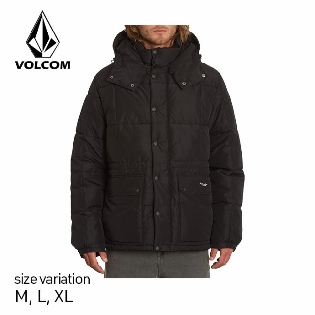 VOLCOM SUPERSTONER 5K JKT ヴォルコム ボルコム BLACK フーディー ジャケット ストリート スケートボード スノーボード