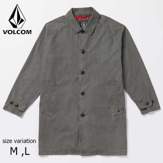 VOLCOM ヴォルコム ボルコム トレンチジャケット コート アウター ENTERTAINMENT NOA DEANE TRENCH JACKET HEATHER GREY ストリート スケ