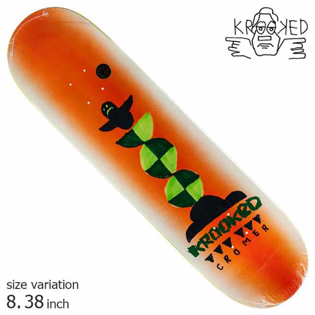 KROOKED デッキ クルキッド スケボー CROMER AIR 8.38 inch スケートボード ストリート sk8 板