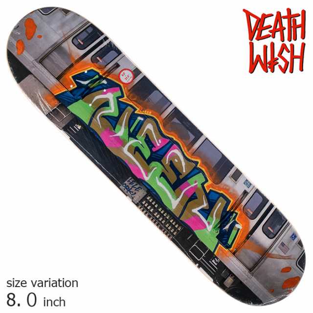 DEATHWISH デスウィッシュ デッキ スケボー スケートボード NEEN NEEN L TRAIN 8.0inch