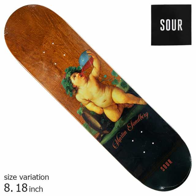 SOUR サワー デッキ スケボー Marre-Spola Krogen 8.18 inch スケートボードSKATEBOARD 板