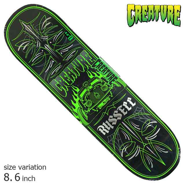 CREATURE VX RUSSELL TO THE GRAVE 8.6inch クリーチャー スケート 