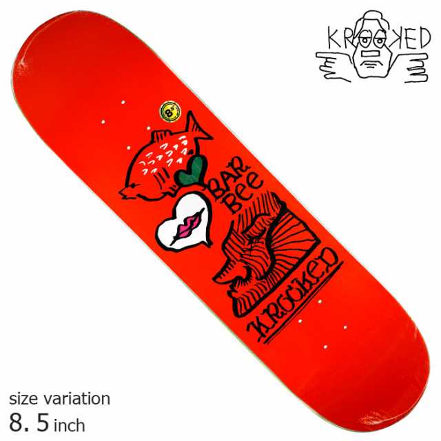 KROOKED Ray Barbee Love 8.5 inch デッキ スケートボード