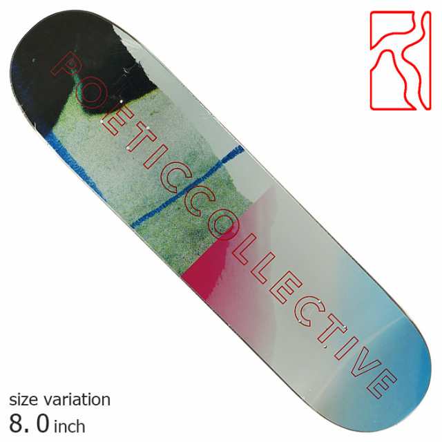 POETIC COLLECTIVE GRADIENT #1 PINK DECK 8.0 8.25 inch ポエティック コレクティブ スケートボード スケボー デッキ 板