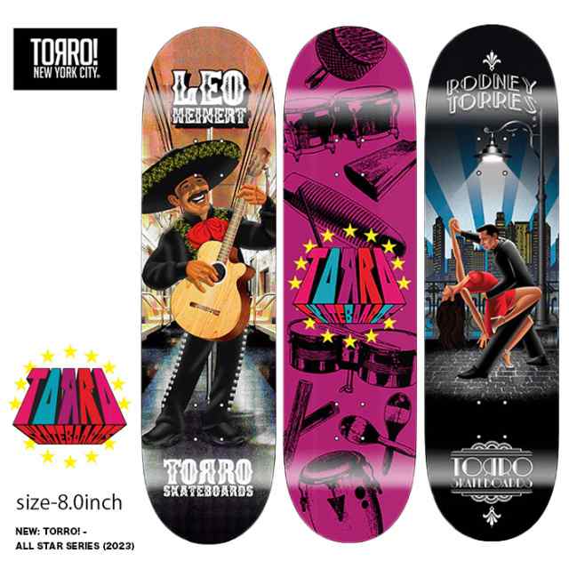 TORRO NEW YORK SITY トロ ニューヨークシティ スケボー デッキ オールスター ALLSTAR SERIES 8.0 inch スケートボード 板