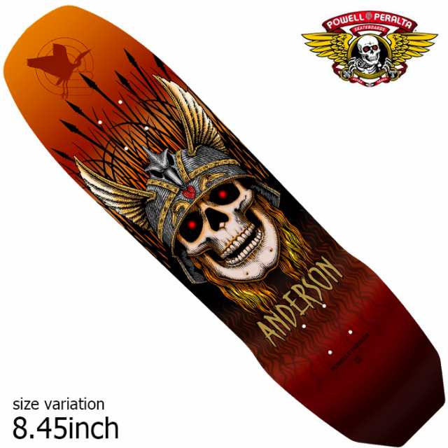 POWELL PERALTA パウエルペラルタ デッキ スケボー ANDY ANDERSON HERON SKULL 8.45 inch スケートボード SKATEBOARD パウエル 板