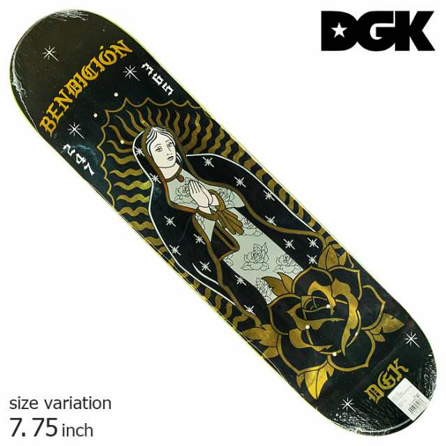 DGK LOGO DECK BENDICION 7.75 inch ディージーケー デッキ スケボー スケートボード SK8 SKATEBOARD