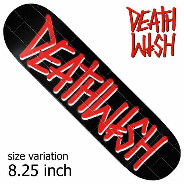 DEATHWISH DEATHSPRAY BLK/RED BRICKS 8.25 inch デスウィッシュ デッキ スケボー スケートボード 板