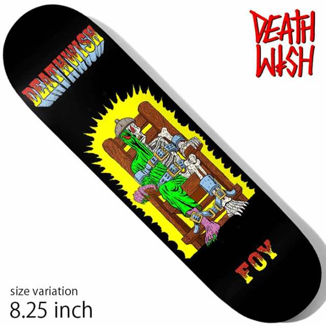 DEATHWISH デスウィッシュ デッキ スケボー スケートボード FOY 423 8.25inch