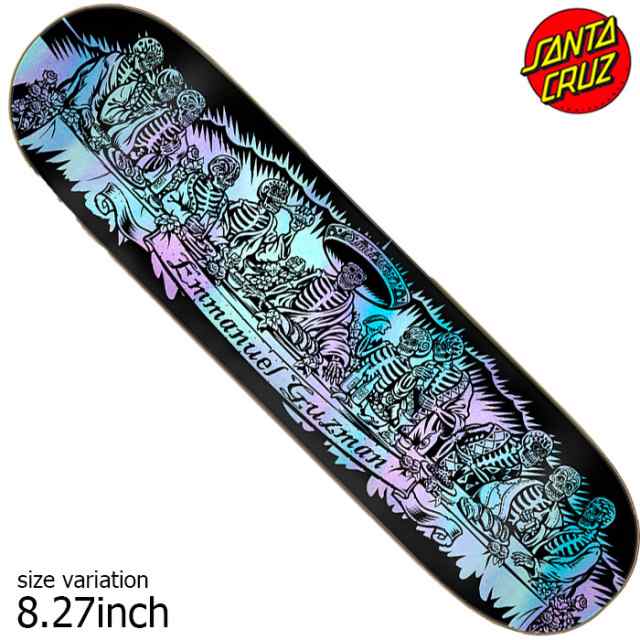 SANTA CRUZ サンタクルーズ デッキ スケボー GUZMAN 20YRS DINING WITH THE DEAD 8.27inch スケートボード sk8 skateboard