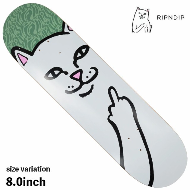 RIPNDIP リップンディップ スケボー デッキ 猫 LORD NERMAL WILSHIRE DECK 8.0inch スケートボード ネコ 板 DECK