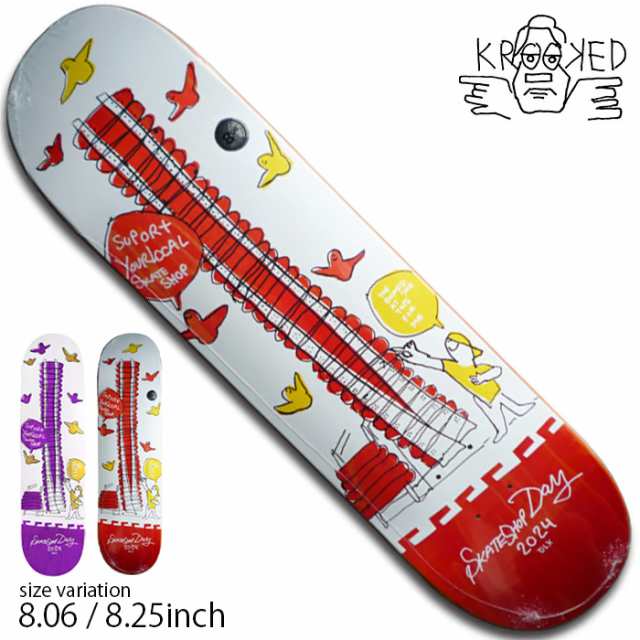 KROOKED デッキ クルキッド スケボー SSD GONZ 8.06 8.25inch スケートボード クルックド スケート SKATE 板