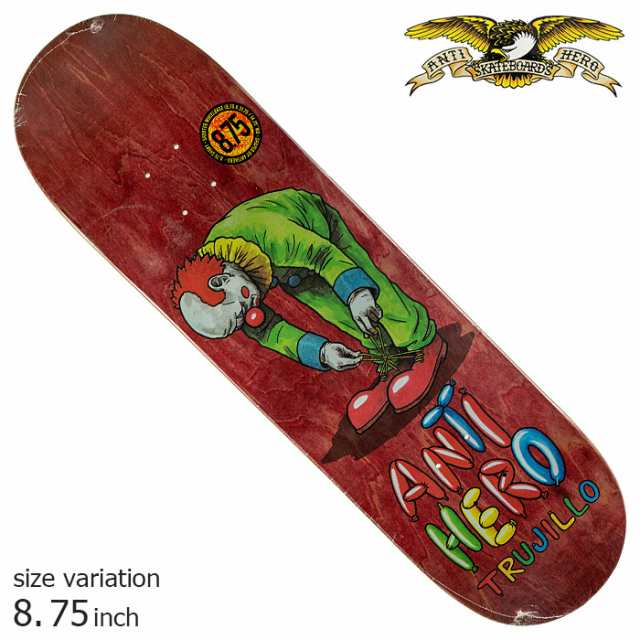 ANTIHERO TRUJILO BOSOS PRO 8.75 DECK アンチヒーロー デッキ スケボー スケートボード 板