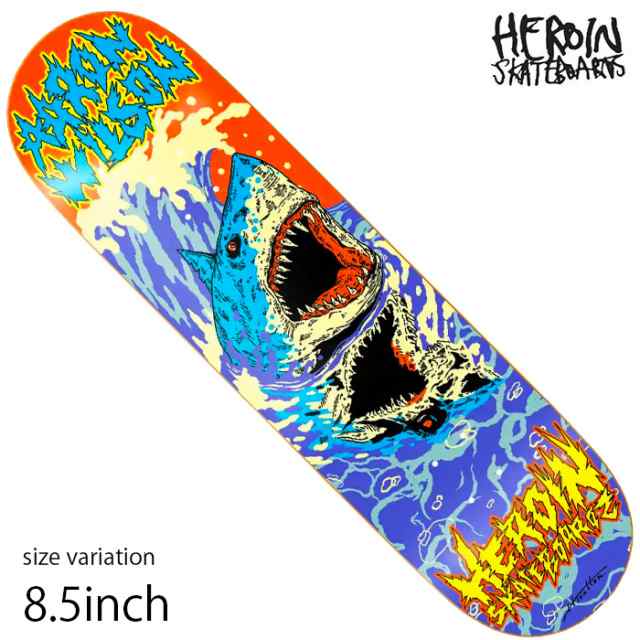 HEROIN ヘロイン デッキ スケボー WILSON DEAD REFLECTIONS 8.5 inch スケートボード SKATEBOARD ストリート