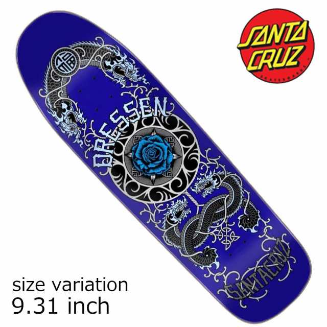 SANTA CRUZ DRESSEN ROSE CREW/YAMAKI MAKOTO 9.31inch スケボー スケートボード デッキ サンタクルーズ