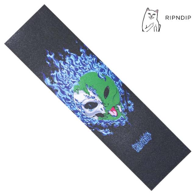 RIPNDIP Alien In Heck Grip Tape BLACK リップンディップ グリップテープ デッキテープ スケートボード