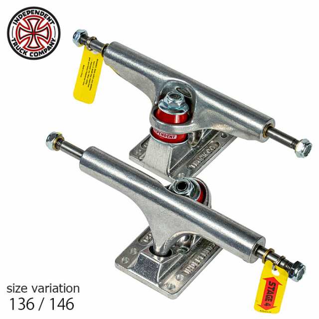 INDEPENDENT TRUCKS インディペンデント トラック スケボー STAGE4 SILVER 136 146 スケートボード パーツ インディ