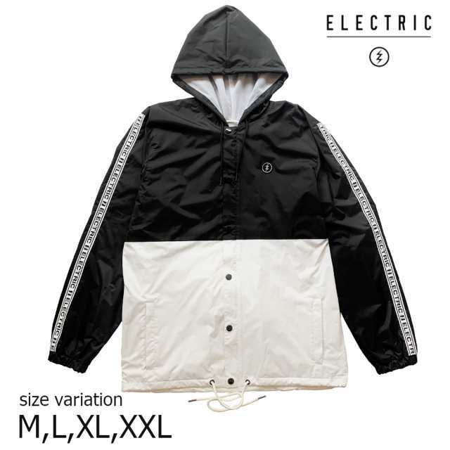 ELECTRIC LINE HOOD JACKET BLACK エレクトリック ジャケット