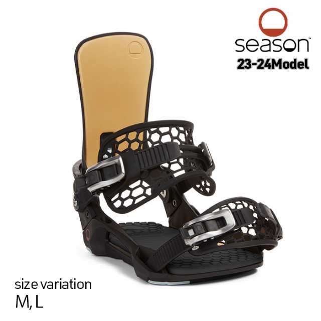 23-24 SEASON UNIVERSAL SNOWBOARD BINDING シーズン BLACK スノーボード ビンディング バインディング オールラウンド メンズ レディー