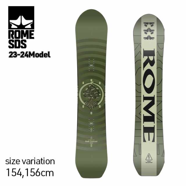 23-24 ROME STALE CREWZER ローム ステール クルーザー 154cm 156cm スノーボード 板 オールマウンテン パウダー  フリーラン メンズ｜au PAY マーケット