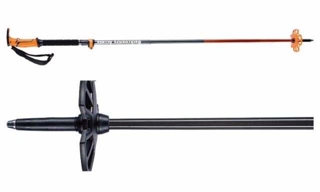 BCA SCEPTER 4S POLES BLACK ORANGE ポール ストック スプリットボード