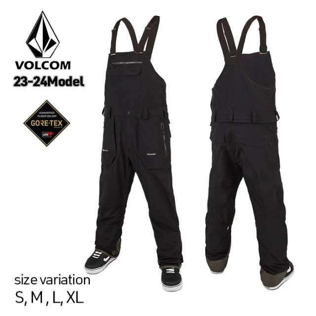 23-24 VOLCOM RAIN GORE-TEX BIB OVERALL ヴォルコム ボルコム BLACK