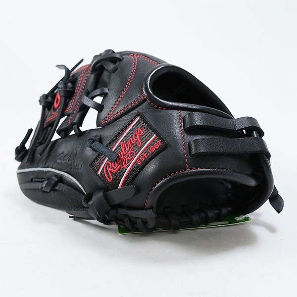 【交換往復送料無料】 野球 グローブ 軟式 ジュニア 子供 左投げ ローリングス Rawlings ジュニア HYPER TECH R9 SERIES オールラウンド サイズ：SS ジュニア ブラック GJ5R9BFSS-B 型付け可能(G)