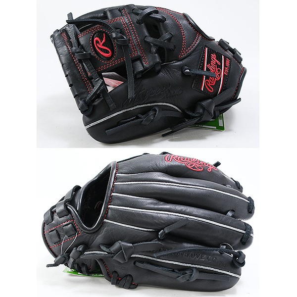 【交換往復送料無料】 野球 グローブ 軟式 ジュニア 子供 左投げ ローリングス Rawlings ジュニア HYPER TECH R9 SERIES オールラウンド サイズ：SS ジュニア ブラック GJ5R9BFSS-B 型付け可能(G)