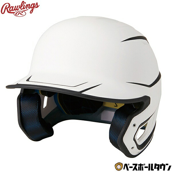 サイズ交換往復送料無料 ソフトボール ヘルメット 両耳 ローリングス MACH（マッハ） 右打者 左打者兼用 一般 白 艶あり2トーン MACH02-JPNSB SGマーク合格品