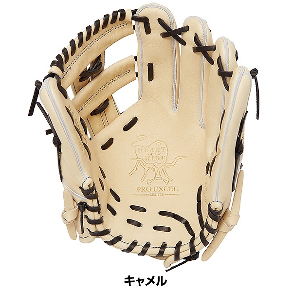 【交換往復送料無料】 野球 グローブ 軟式 大人 右投げ ローリングス Rawlings HOH PRO EXCEL -FINGER SHIFT STYLE- 内野手用 サイズ：11.5 キャメル GR5HEN54FS-CAM 型付け可能(G)