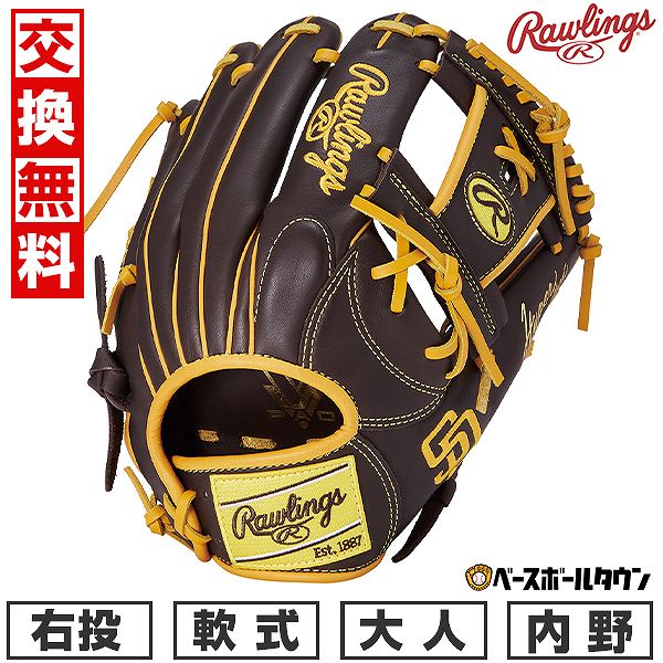 【交換往復送料無料】 野球 グローブ 軟式 大人 右投げ ローリングス Rawlings HYPER TECH MLB TEAM 内野手用 サイズ：11.25 パドレス GR5HTMN62-SPD 型付け可能(G) 2025年NEWモデル