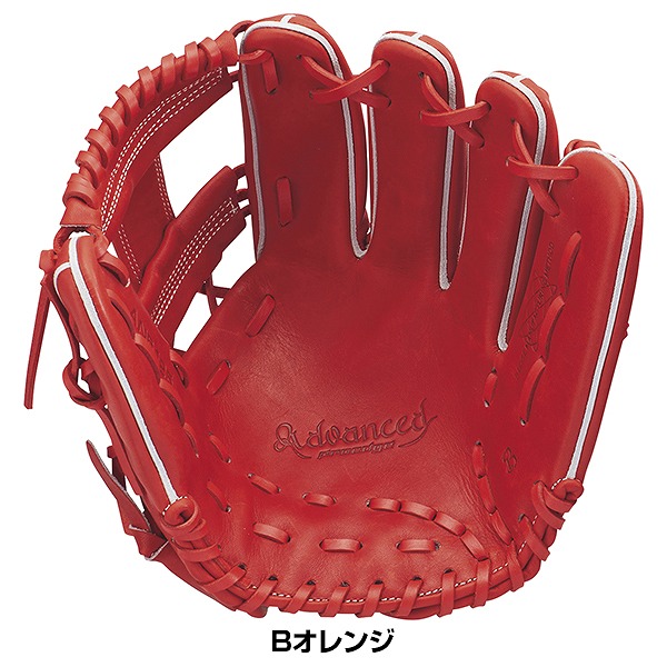 【交換往復送料無料】 野球 グローブ 軟式 大人 右投げ SSK プロエッジ アドヴァンスド シリーズ -B TYPE- 内野手用 サイズ5L Bオレンジ ANB125 型付け可能(G) キャッチボール