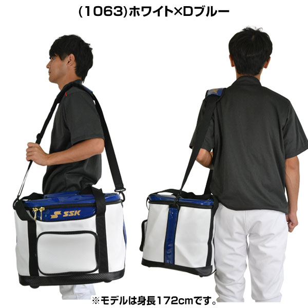 SSK ボールバッグ 野球 5ダース用 約40L BH2001 バッグ刺繍可(B)の通販