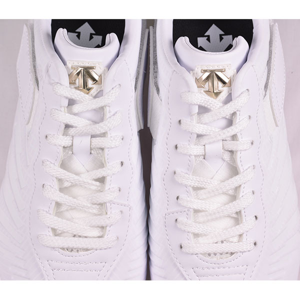 デサント スパイク 野球 合成底 埋め込み金具 コウノエベルトスパイク2G 25.0~29.5cm ホワイト DB1PJA00WH 鴻上ベルト 白スパイク 高校野球 Pカバー(P革)加工可