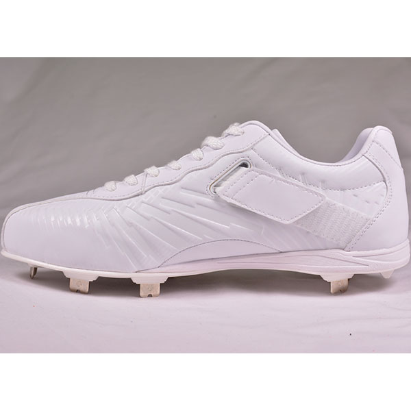 デサント スパイク 野球 合成底 埋め込み金具 コウノエベルトスパイク2G 25.0~29.5cm ホワイト DB1PJA00WH 鴻上ベルト 白スパイク 高校野球 Pカバー(P革)加工可