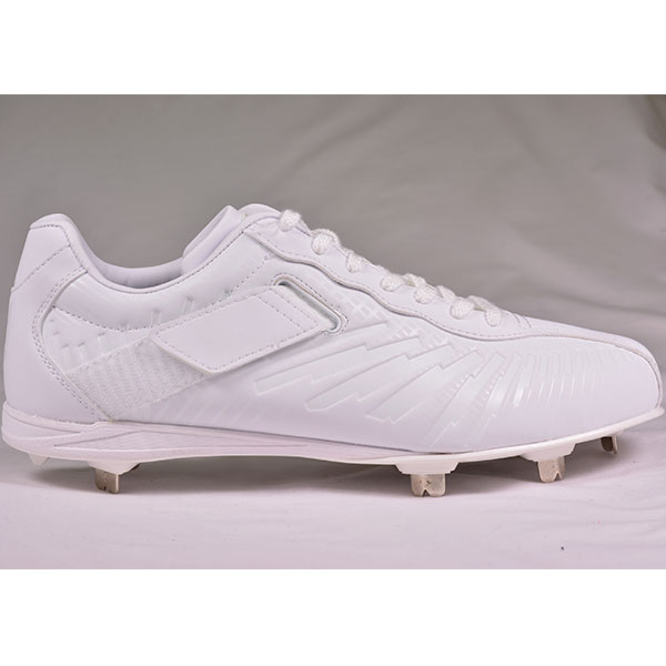 デサント スパイク 野球 合成底 埋め込み金具 コウノエベルトスパイク2G 25.0~29.5cm ホワイト DB1PJA00WH 鴻上ベルト 白スパイク 高校野球 Pカバー(P革)加工可
