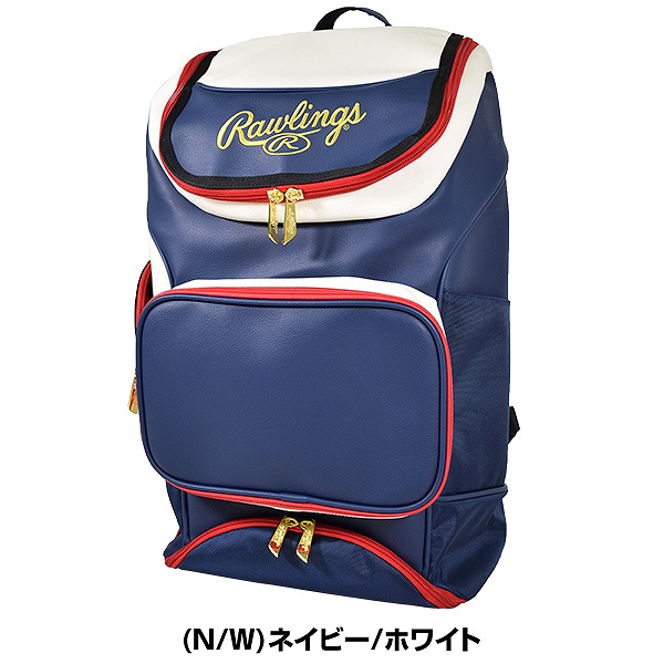 ローリングス 野球 チームバックパック 約38L EBA9S01 バッグ かばん リュックサック 部活 合宿 林間学校 バッグ刺繍可(B)