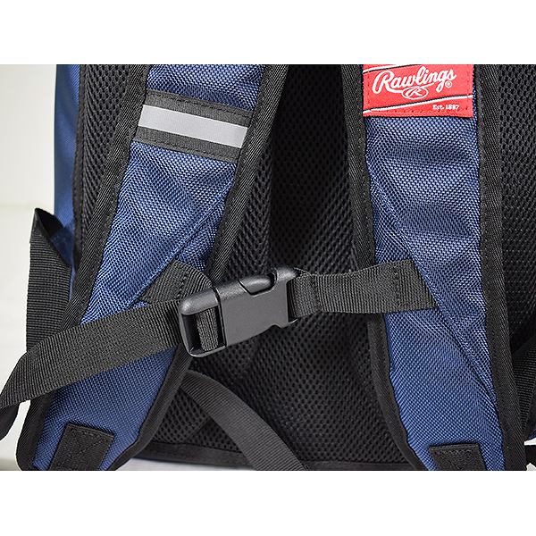 ローリングス 野球 チームバックパック 約38L EBA9S01 バッグ かばん リュックサック 部活 合宿 林間学校 バッグ刺繍可(B)