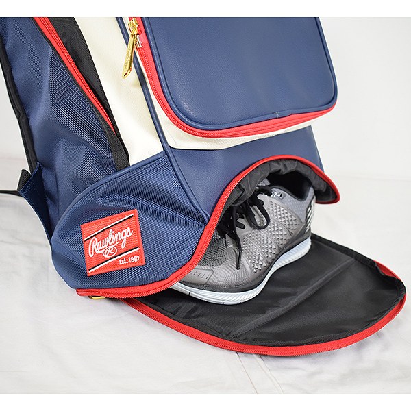 ローリングス 野球 チームバックパック 約38L EBA9S01 バッグ かばん リュックサック 部活 合宿 林間学校 バッグ刺繍可(B)